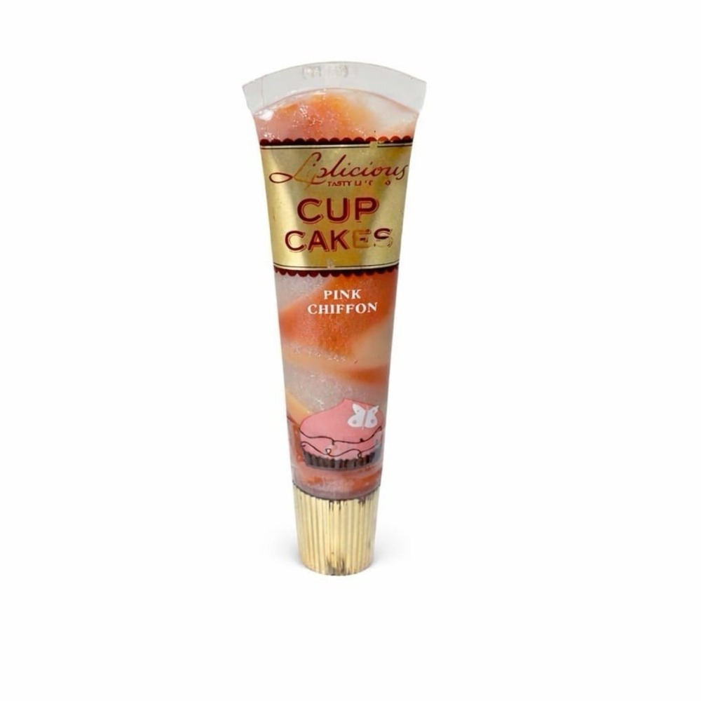 Bath & Body Works Liplicious Cupcakes Pink Chiffon Tasty Lip Gloss Color Sealed